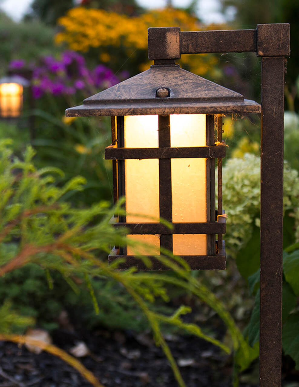Pathway with lighting